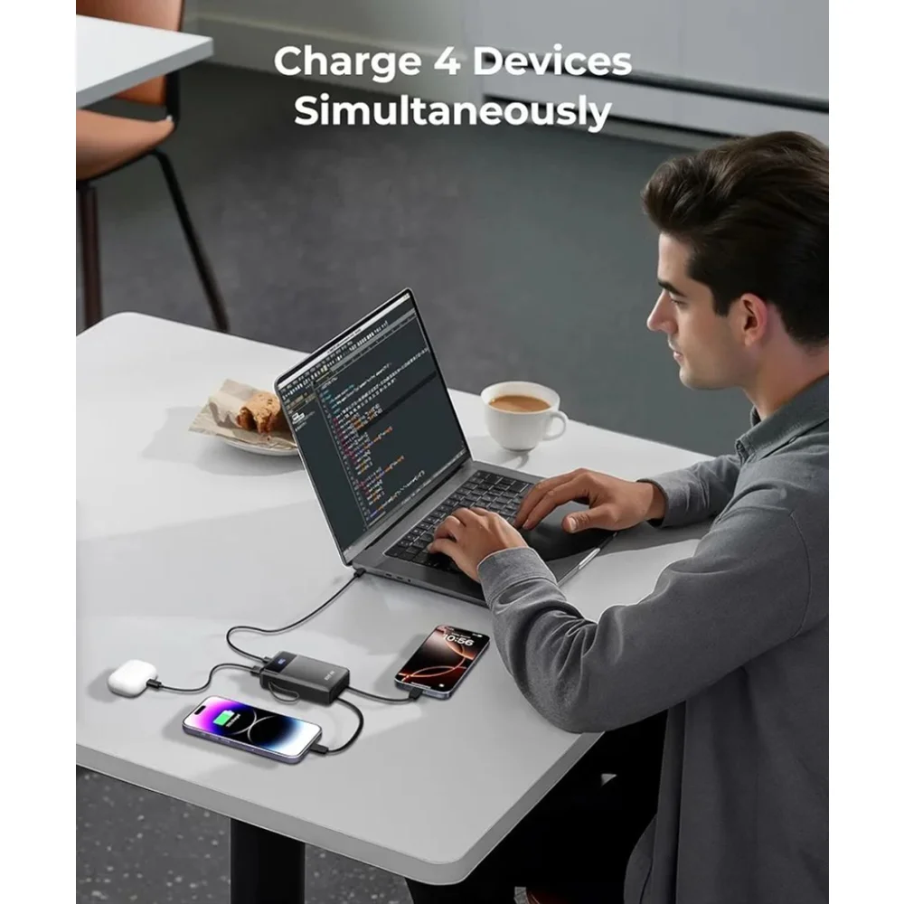 Portable Charger Power Bank 30000mAh 65W Laptop Travel Essentials Battery Pack - Picture 6 of 11